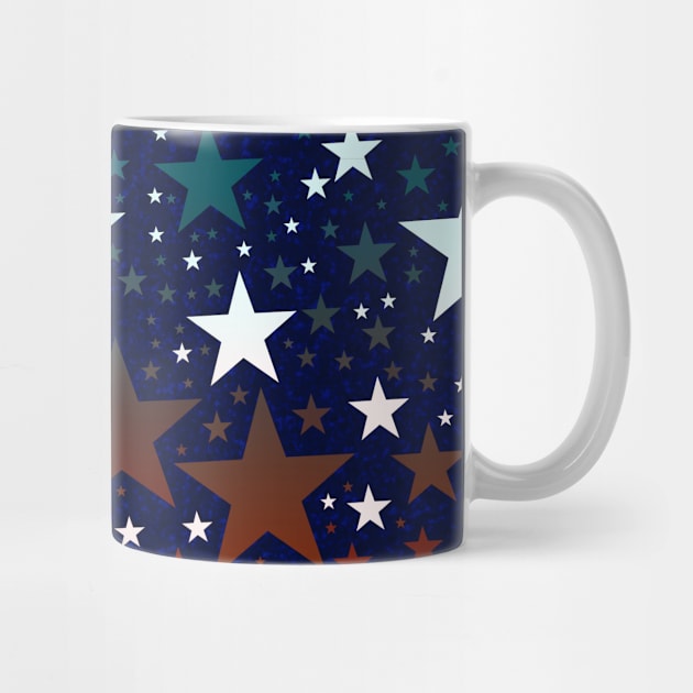 4th of July USA Flag Stars by TheBlendedRack